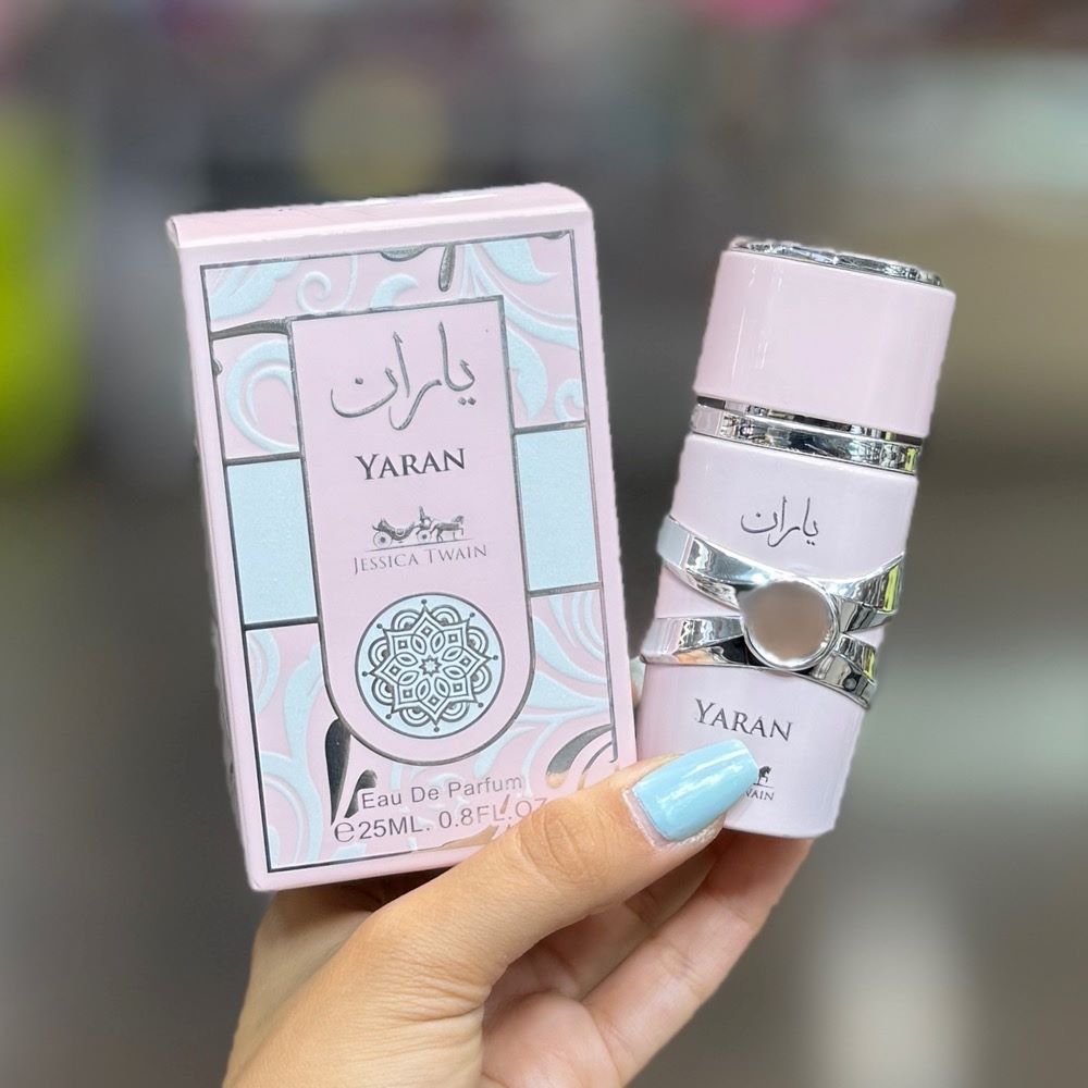 مینی ادکلن یارا صورتی ۲۵ میل جسیکا توین: کیفیت اصلی و ماندگاری بالا